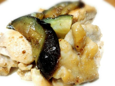 ビールにも合う!鶏肉と茄子のシンプル炒め